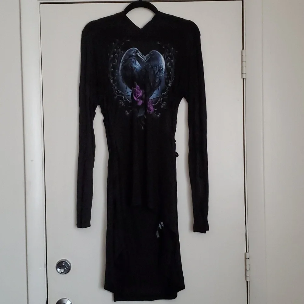 *NWT* Spiral Direct's Raven Heart Hooded Dress - Picture 16 of 16